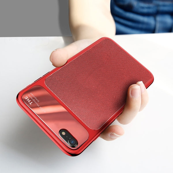 Baseus Kinght Case For iPhone 8 7 Ultra Thin Cover Case For iPhone 8 7 Plus Capinhas TPU & Screen Protector Coque Fundas Capa